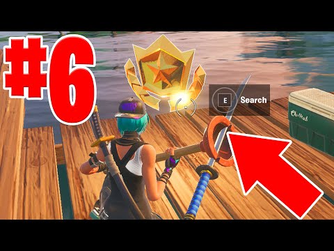FORTNITE SEASON 10 WEEK 6 SECRET BATTLE STAR  LOCATION  ( SEASON X )