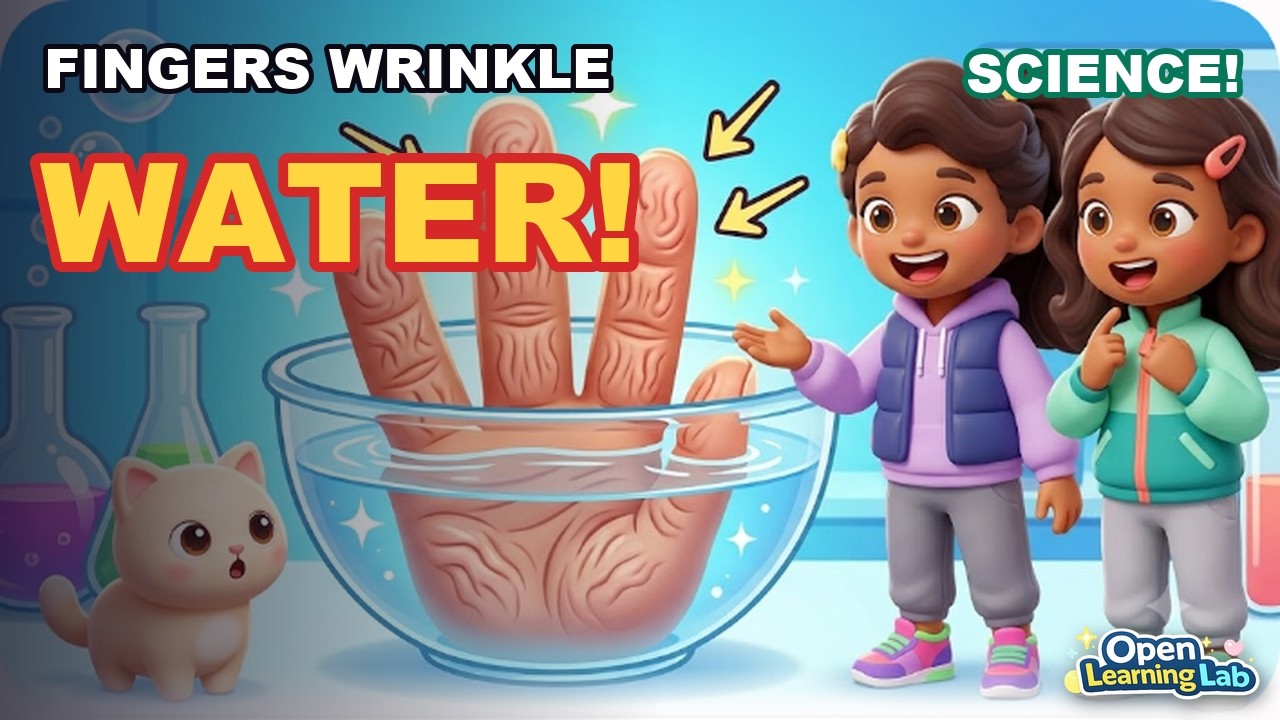Why Do Your Fingers Wrinkle in Water? | Science for Kids