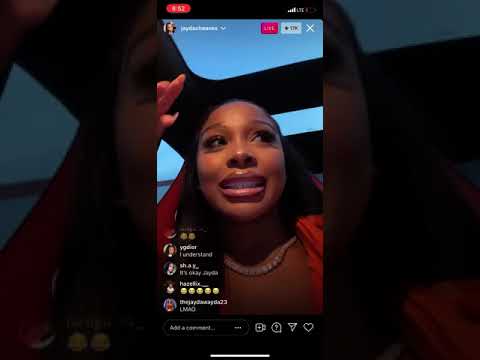 Jayda cheaves gets gets emotional 😢 on Instagram live 7/9/21