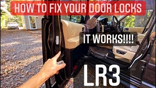 This Simple Trick Saved Me $$ HUNDREDS $$ - Land Rover LR3 Door Lock 5 Min Repair! (Not Clickbait!)