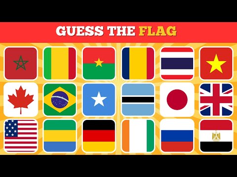 🚩 Ultimate Flag Quiz: Can You Guess 100 Countries by Their Flags? 🌍