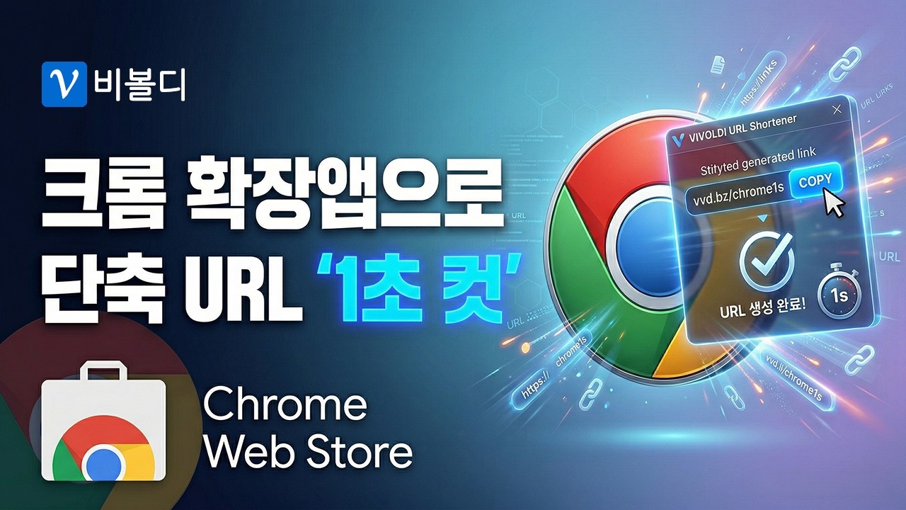 크롬 확장 프로그램으로 단축 URL 1초 생성: 자동화 세팅 가이드