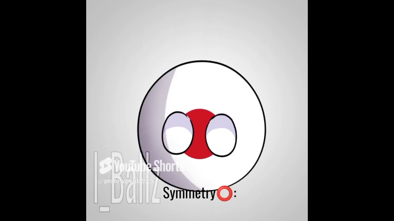 symmetrical vs asymmetrical flags || #countryballs #edit #fyp #shorts
