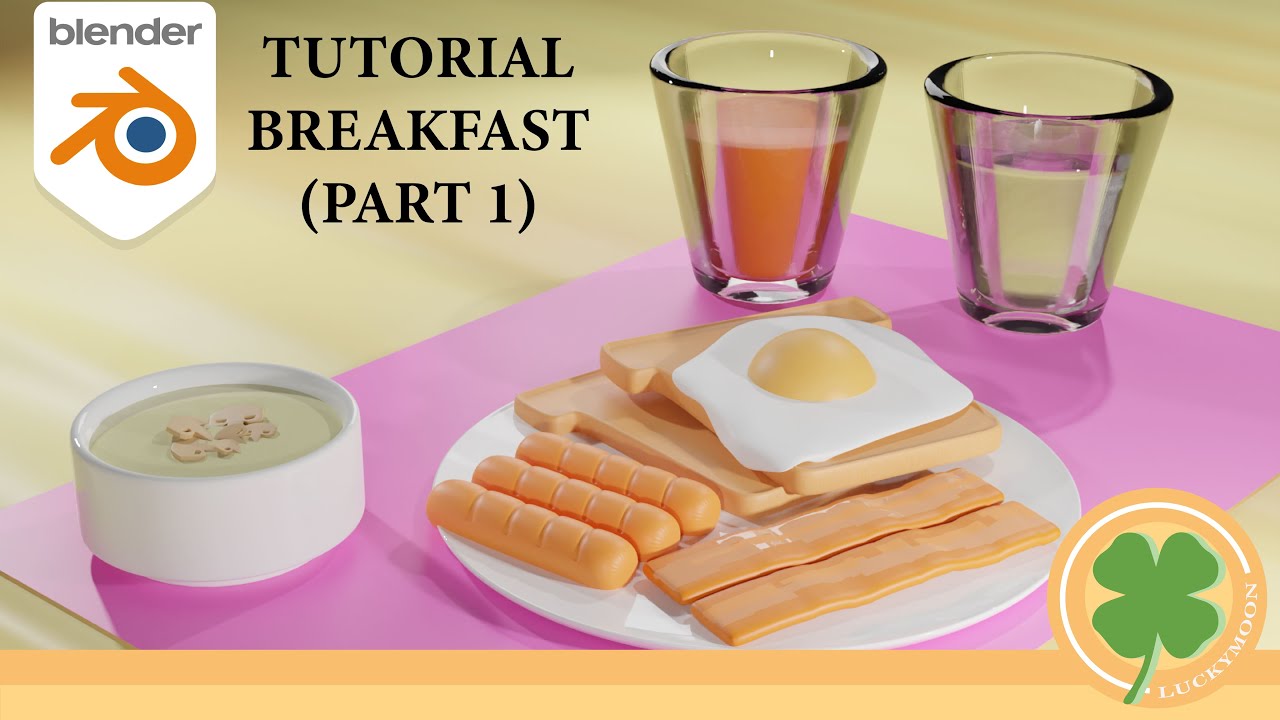 Blender Tutorial I Breakfast Part 1