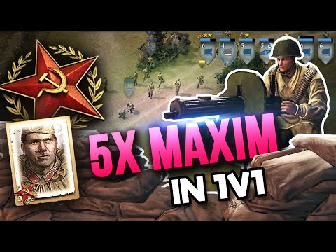 1V1 MAXIM SPAM [SOV] [Arnhem Checkpoint] — Full Match of Company of Heroes 2