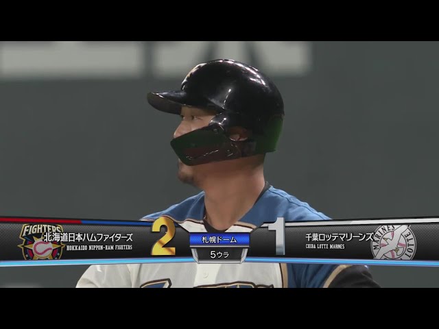 【5回裏】頼れる4番!! ファイターズ・中田の今季90打点目となる勝ち越しタイムリーヒット!! 2020/10/1 F-M