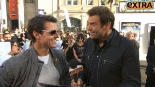 'Extra' Raw! On the 'Rock of Ages' Red Carpet