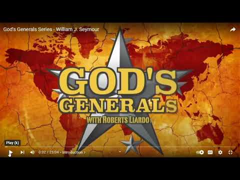 Wednesday Evening Class 04/24/2024 - God's Generals - William J. Seymour