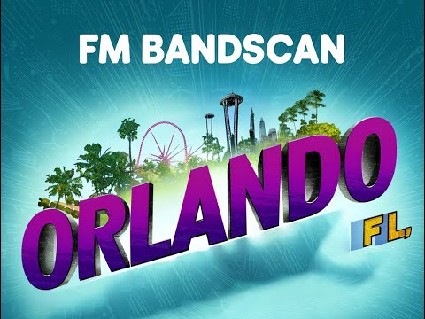 Orlando FM Bandscan - analog FM broadcasters with SDRPlay SDR