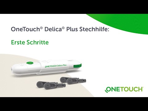 OneTouch® Delica® Plus Stechhilfe: Erste Schritte und Verwendung