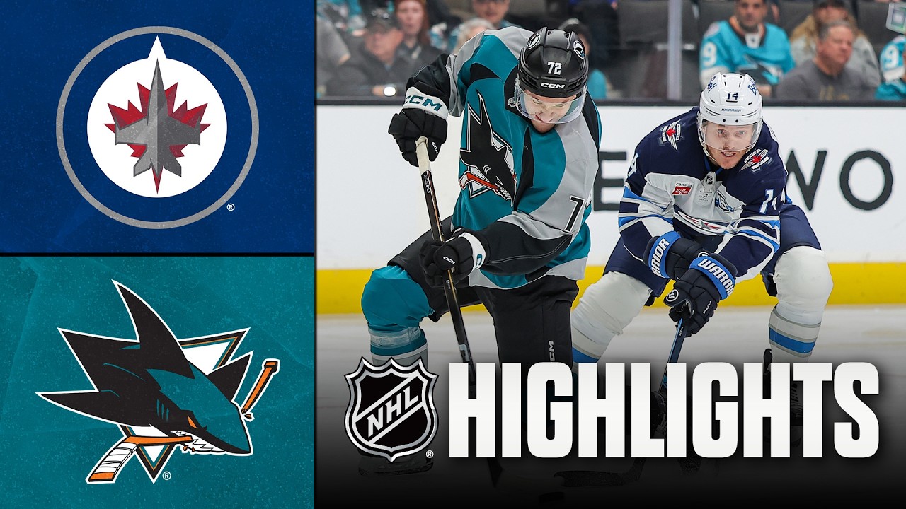 Jets vs. Sharks | NHL Highlights | March 01, 2026
