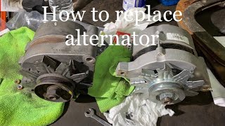Replacing alternator on 1960’s/70’s ford 302.