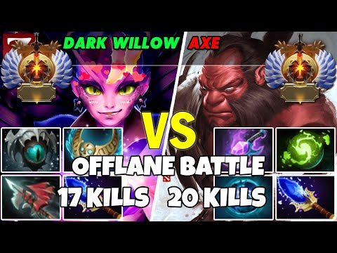 DARK WILLOW (Off) vs AXE (Off) - Epic Battle Of Immortal Rank Dota 2 Players - Z Dota 2