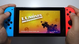 LUMINES REMASTERED Nintendo Switch gameplay