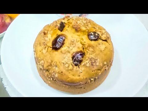 Sugar free cake recipe | sugar free walnut dates cake | diabetic cake recipe