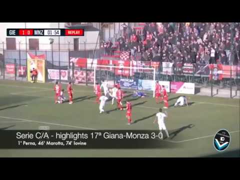 Serie C/A - highlights 17ª Giana-Monza 3-0
