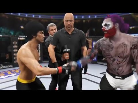 Bruce Lee vs. Brutal Clown (EA Sports UFC 2)