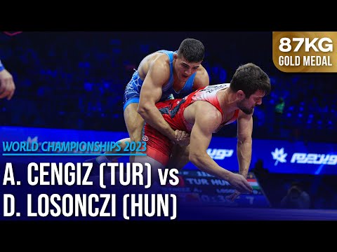 Ali CENGIZ (TUR) vs. David LOSONCZI (HUN) | Seniors World Championships 2023 | Gold Medal | GR 87Kg