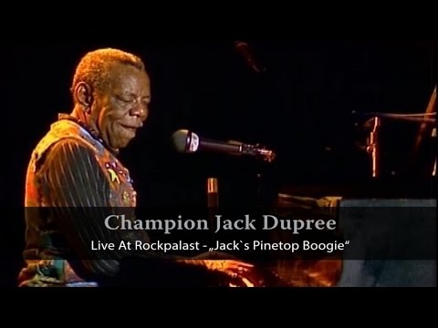 Champion Jack Dupree - Live At Rockpalast - Jack's Pinetop Boogie (Live Video)