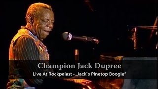 Champion Jack Dupree - Live At Rockpalast - Jack&#39;s Pinetop Boogie (Live Video)