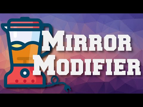 Creating Symmetry with the Mirror Modifier in Blender...
