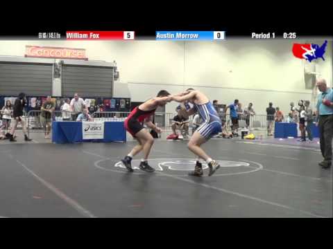 William Fox vs. Austin Morrow at 2013 Junior Nationals - FILA - FS