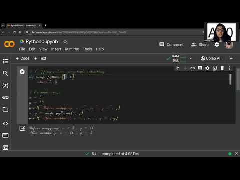 Swapping Values Using Tuple Unpacking Python