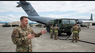627 LRS and 24 CSC conduct C-17 Refueling certification with Army HEMMT - B-Roll Package.