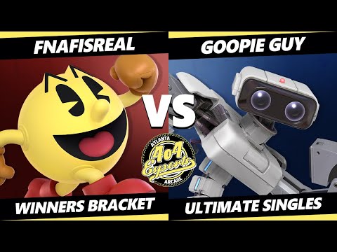 4o4 Smash Night 68 - FNAFisREAL (Pac-Man) Vs. goopie guy (ROB) SSBU Ultimate Tournament