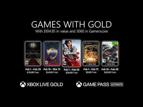New Games with Gold for February 2021