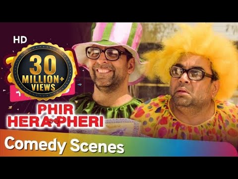 Phir Hera Pheri | Comedy Scenes | Akshay Kumar-  Paresh Rawal - Rajpal Yadav - Johny Lever