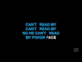 Poker Face in the style of Lady Gaga karaoke video ...
