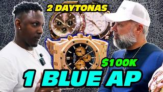 Roilan Brings $100K in Watches... Negotiates Them for Blue Face AP