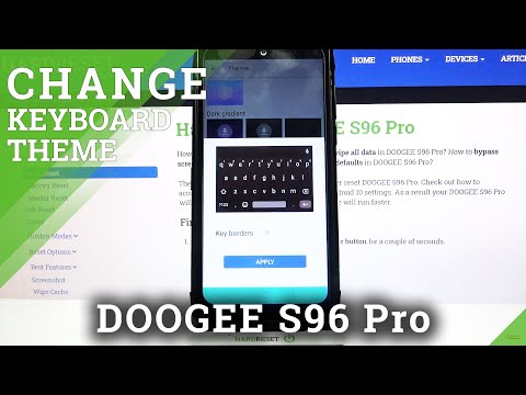 How to Change Keyboard Theme in DOOGEE S96 Pro – Set Up Keyboard Theme