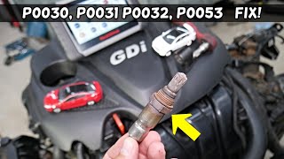 CODE P0030, P0031, P0032, P0053 OXYGEN SENSOR ENGINE LIGHT HYUNDAI KIA 2.4 GDI ENGINE