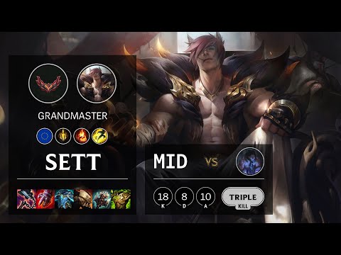 Sett Mid vs Sylas - EUW Grandmaster Patch 12.1