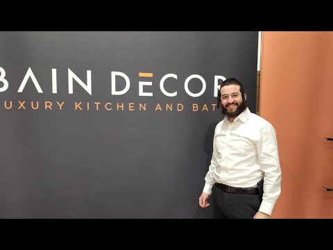 interveiw with Moshe Gottesman, owner and founder of *BAIN DECOR* luxury kitchen and bath.