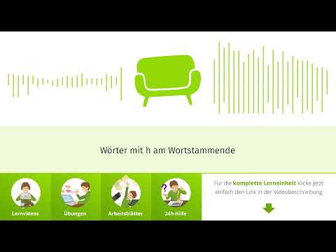 Wörter mit silbentrennendem h einfach erklärt | sofatutor