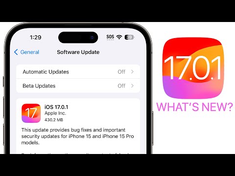 iOS 17.0.1 Released - What's New?
