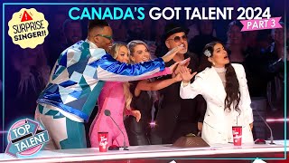 Canada's Got Talent 2024 Week 3 Auditions! | FAMOUS Singer Surprise?🎙️