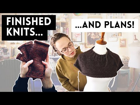 Finished Knits and Colorwork Plans  {Knitting Podcast} #woolneedleshands #knittingpodcast