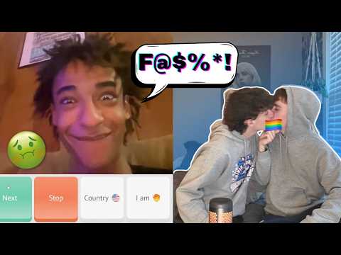 STRAIGHT “FRIENDS” KISS ON OMEGLE… AGAIN (gay omegle trolling)