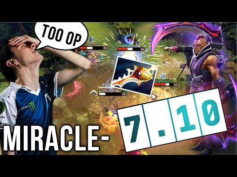 Miracle- EPIC Comeback 7.10 New Anti-Mage 3.5s Blink 10 Items - Dota 2
