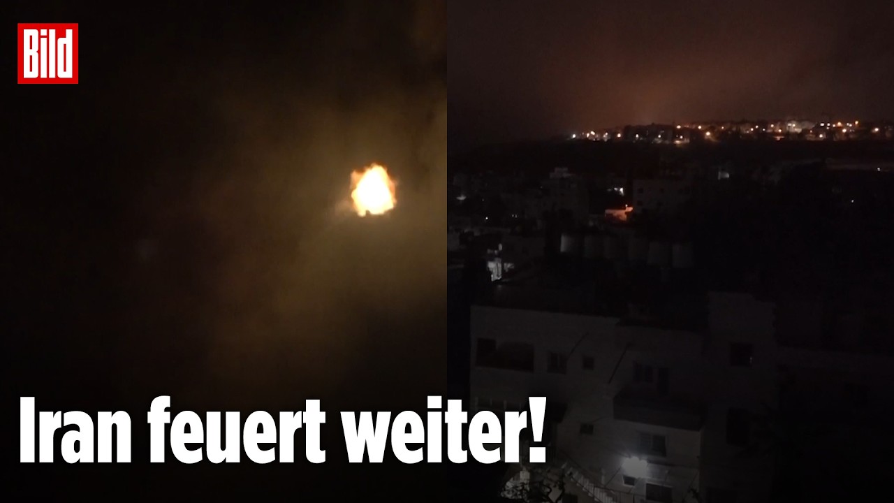 TROTZ WAFFENRUHE MIT USA: Iran feuert weiter Raketen auf Israel und Golfstaaten
