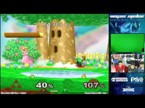 Melee - Arcadian Spring 2016 - Doubles - WQF - Big C + Gibbles (Red) vs BDR + Evan (Green)