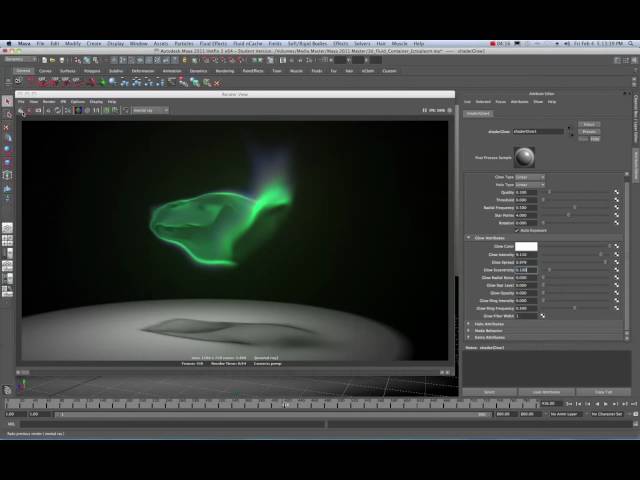 Vapor, Smoke, and Ectoplasm 3D Fluid Container - Maya Tutorial