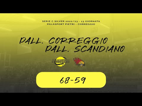 Pall. Correggio - Pall. Scandiano