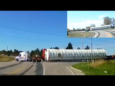 Schnabel neck trailer | Oversize load assist | Super load 144' long, Certified Superload Escorts