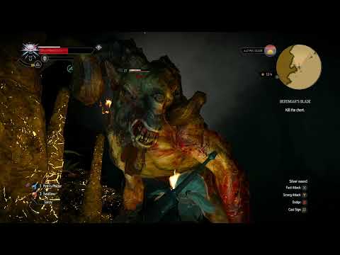 Witcher 3 Defeat the Chort Monster for New Silver Sword Berengar's Blade