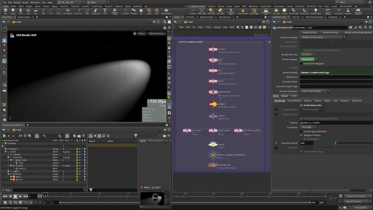 Refining Karma Renders 22 | Optimization - Caustics